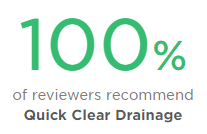 100% positive drain unblocking reviews