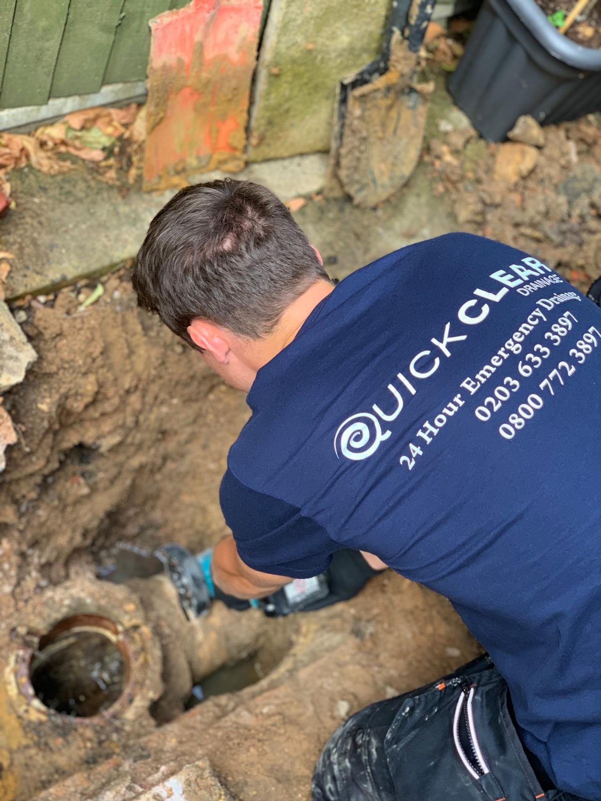 Blocked Drain London - Quick Clear Drainage